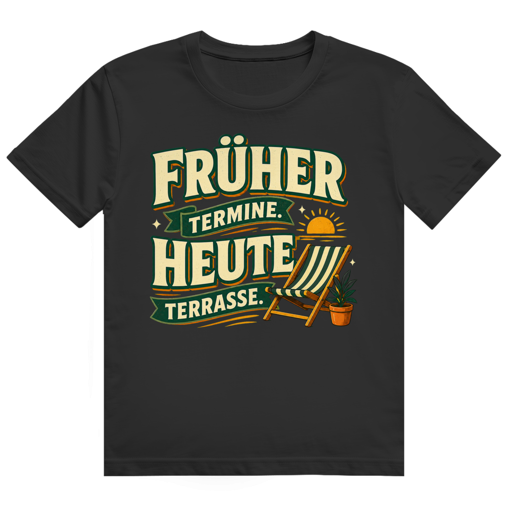 Früher Termine, jetzt Freizeit – Ruhestand-Shirt von GutGetroffen