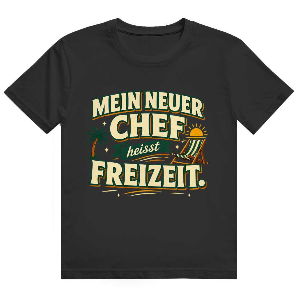 Mein neuer Chef heißt Freizeit – Ruhestand-Shirt von GutGetroffen
