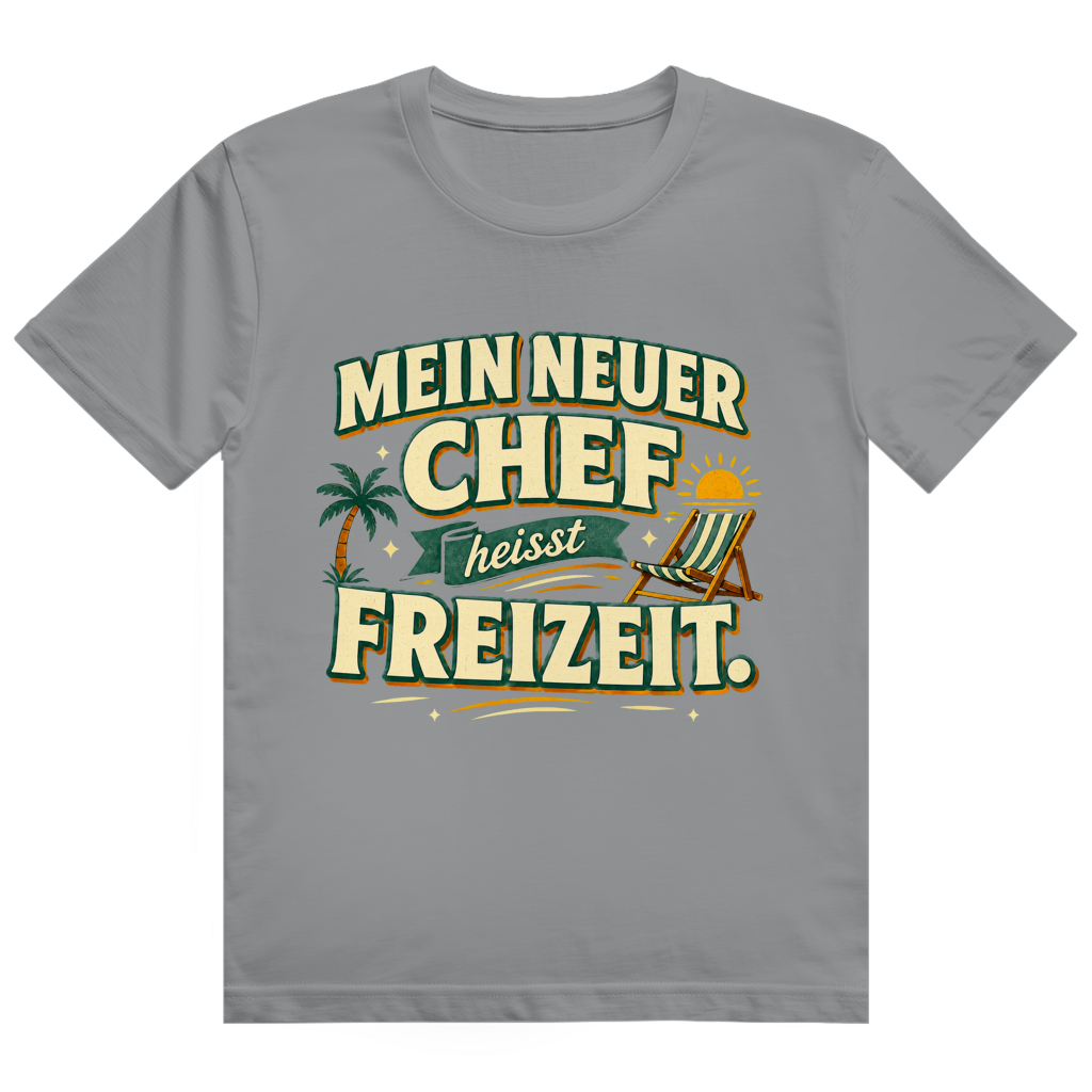 Mein neuer Chef heißt Freizeit – Ruhestand-Shirt von GutGetroffen