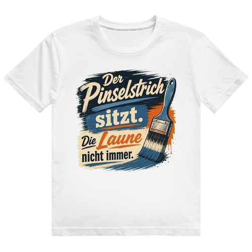 Der Pinselstrich Sitzt – Maler-Shirt von GutGetroffen