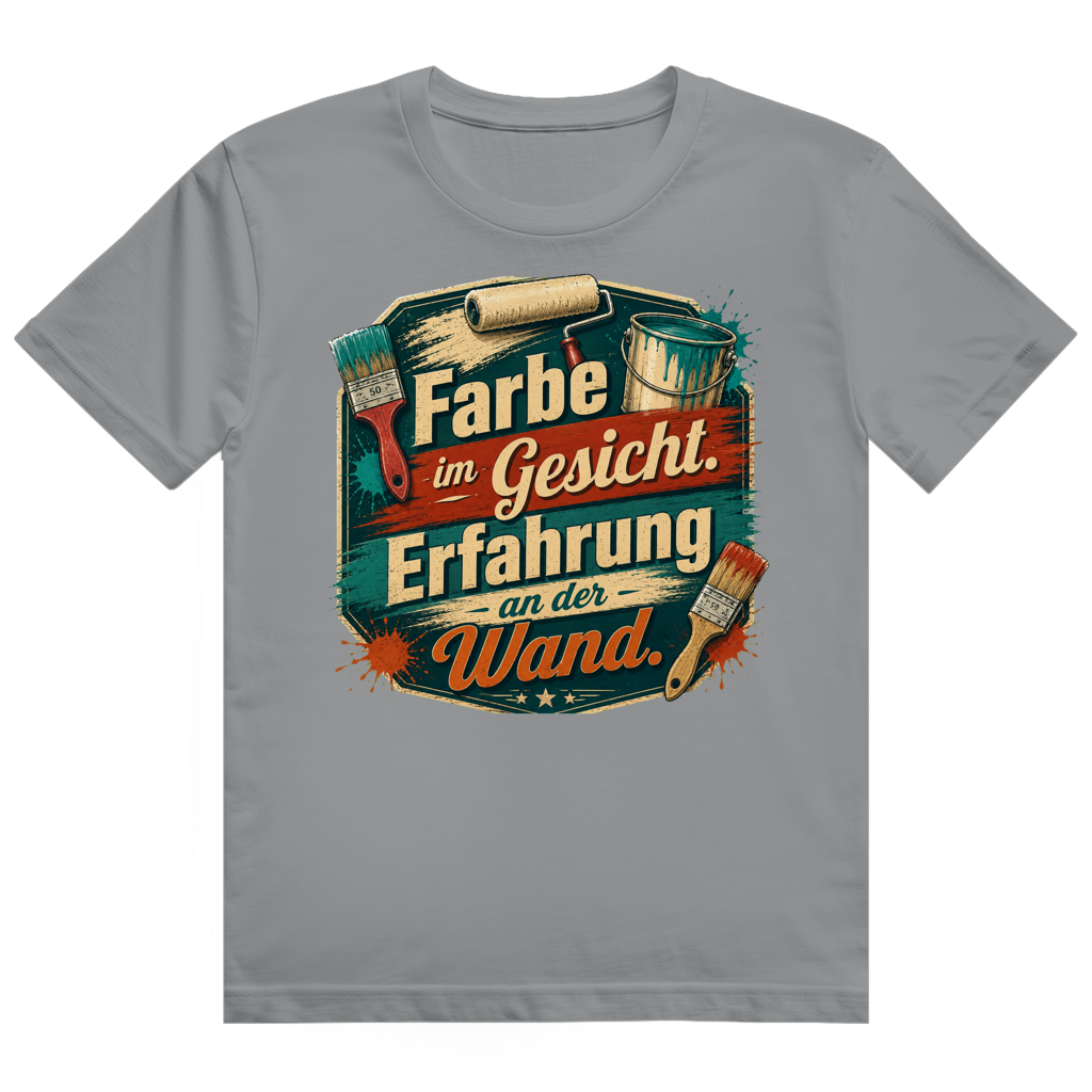 Erfahrung An Der Wand – Maler-Shirt von GutGetroffen