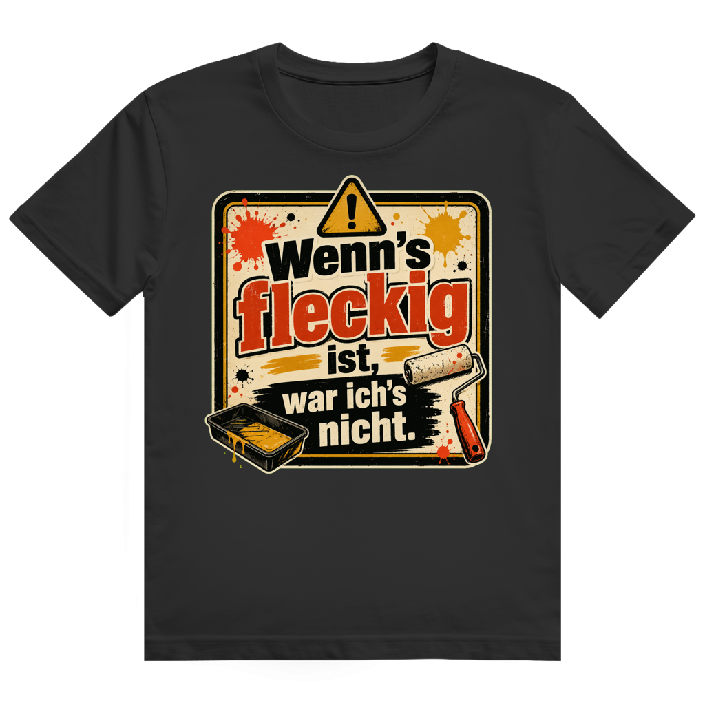 Beige Maler T-Shirt 'War Ich Nicht' - Geschenk für Lackierer und Handwerker
