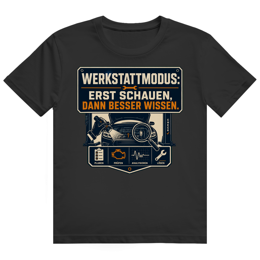 Werkstattmodus – Kfz-Mechaniker-Shirt von GutGetroffen