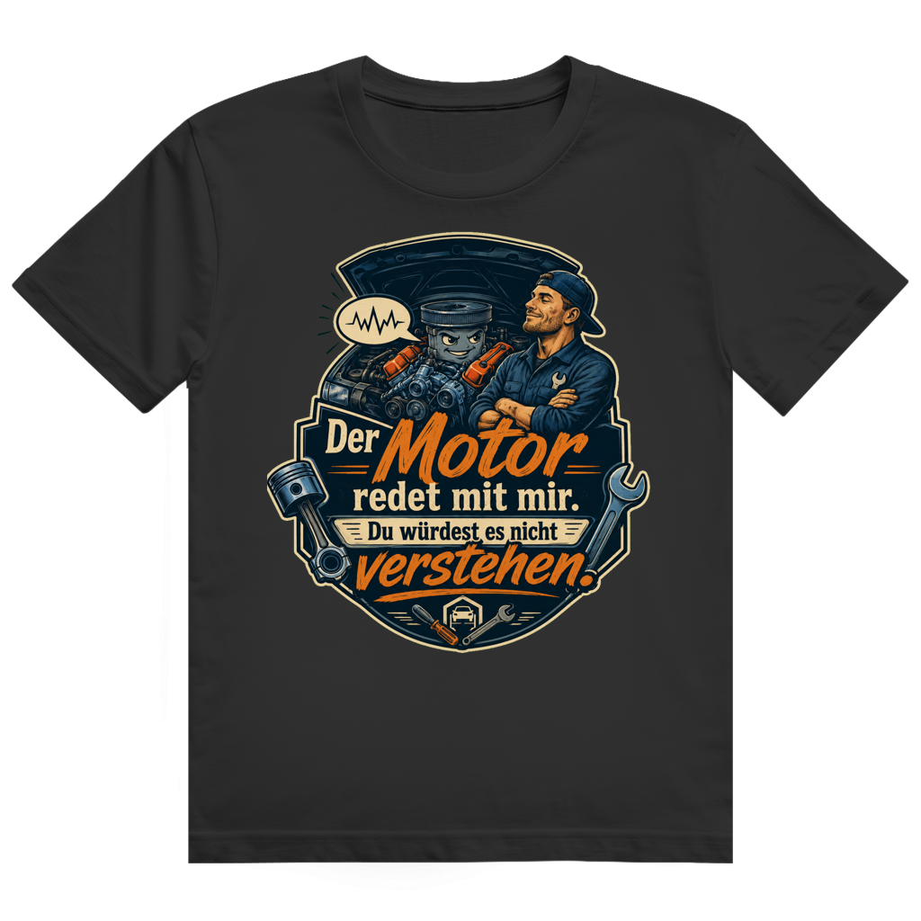 Der Motor Redet Mit Mir – Kfz-Mechaniker-Shirt von GutGetroffen