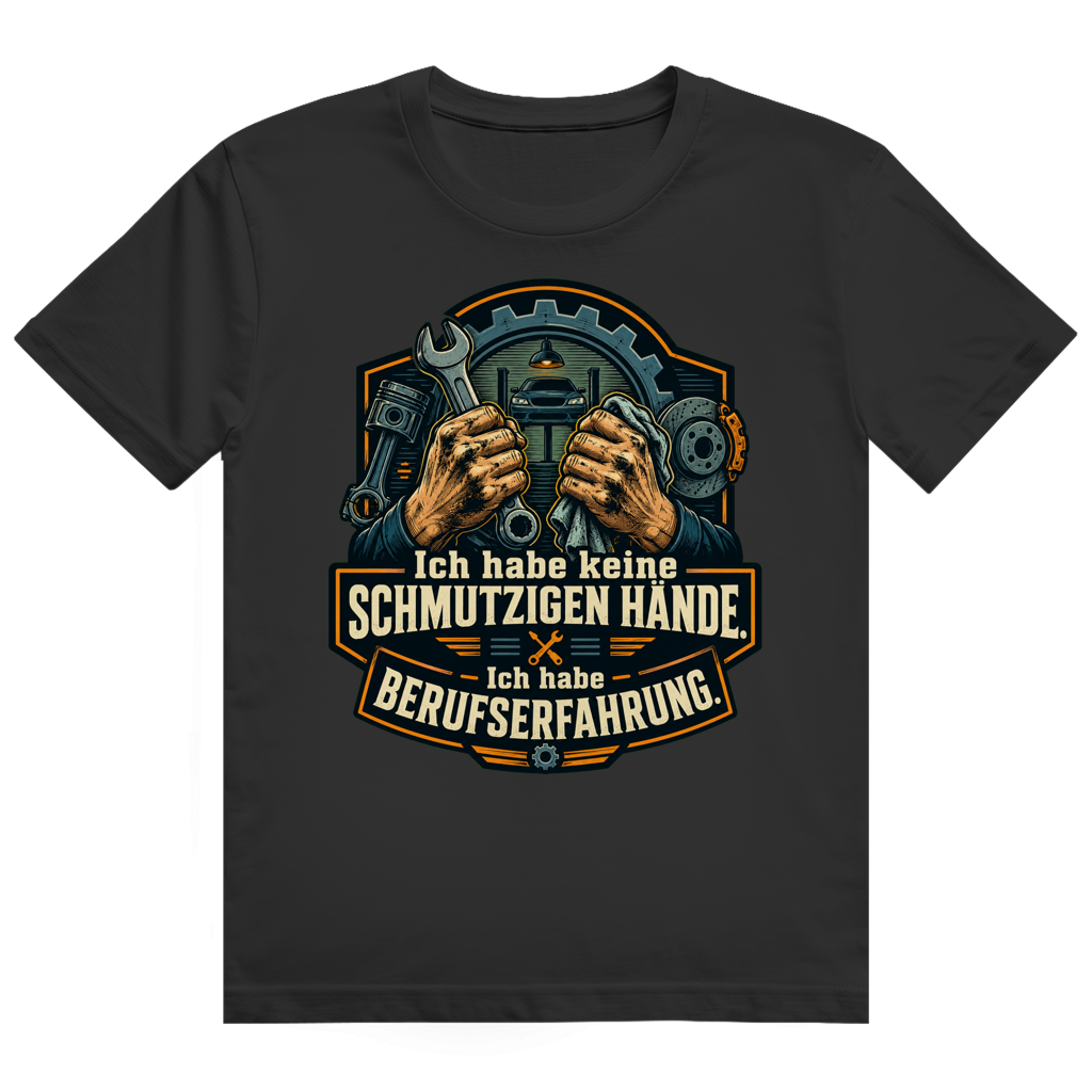 Dunkles KFZ-Mechaniker T-Shirt 'Berufserfahrung' - Geschenk für Autoliebhaber