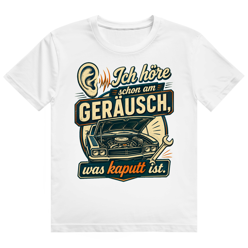 Höre Was Kaputt Ist – Kfz-Mechaniker-Shirt von GutGetroffen