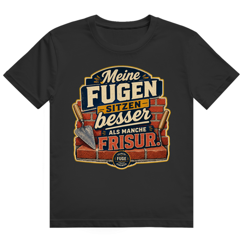 Bessere Fugen Als Frisur – Bau-Shirt von GutGetroffen