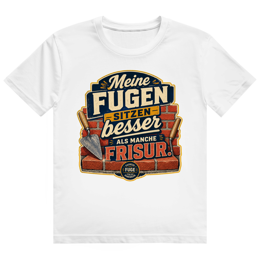 Bessere Fugen Als Frisur – Bau-Shirt von GutGetroffen