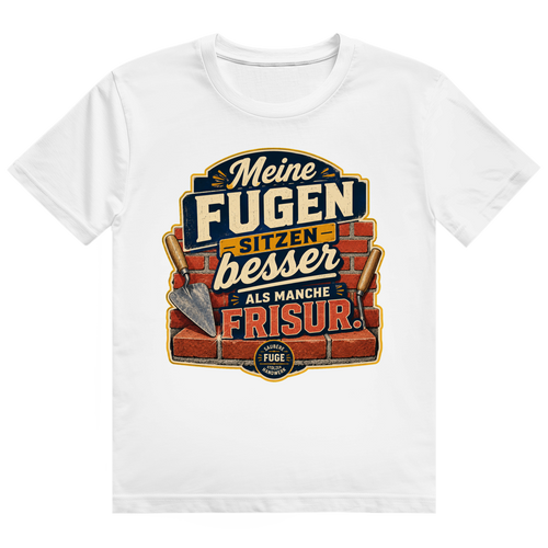 Bessere Fugen Als Frisur – Bau-Shirt von GutGetroffen