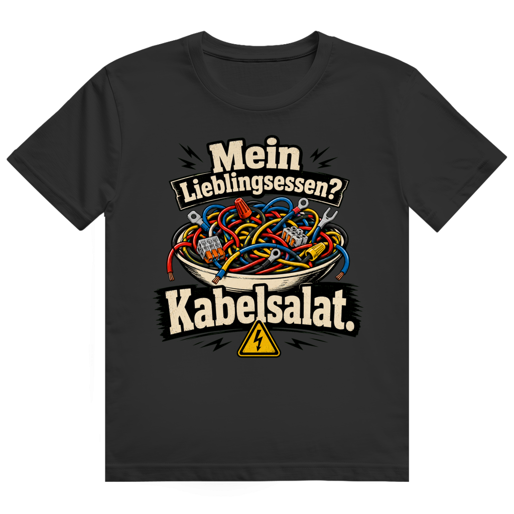 Mein Lieblingsessen: Kabelsalat – Elektriker-Shirt von GutGetroffen