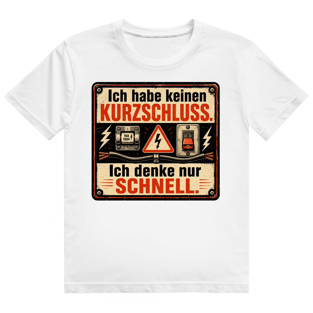 Ich Denke Nur Schnell – Elektriker-Shirt von GutGetroffen