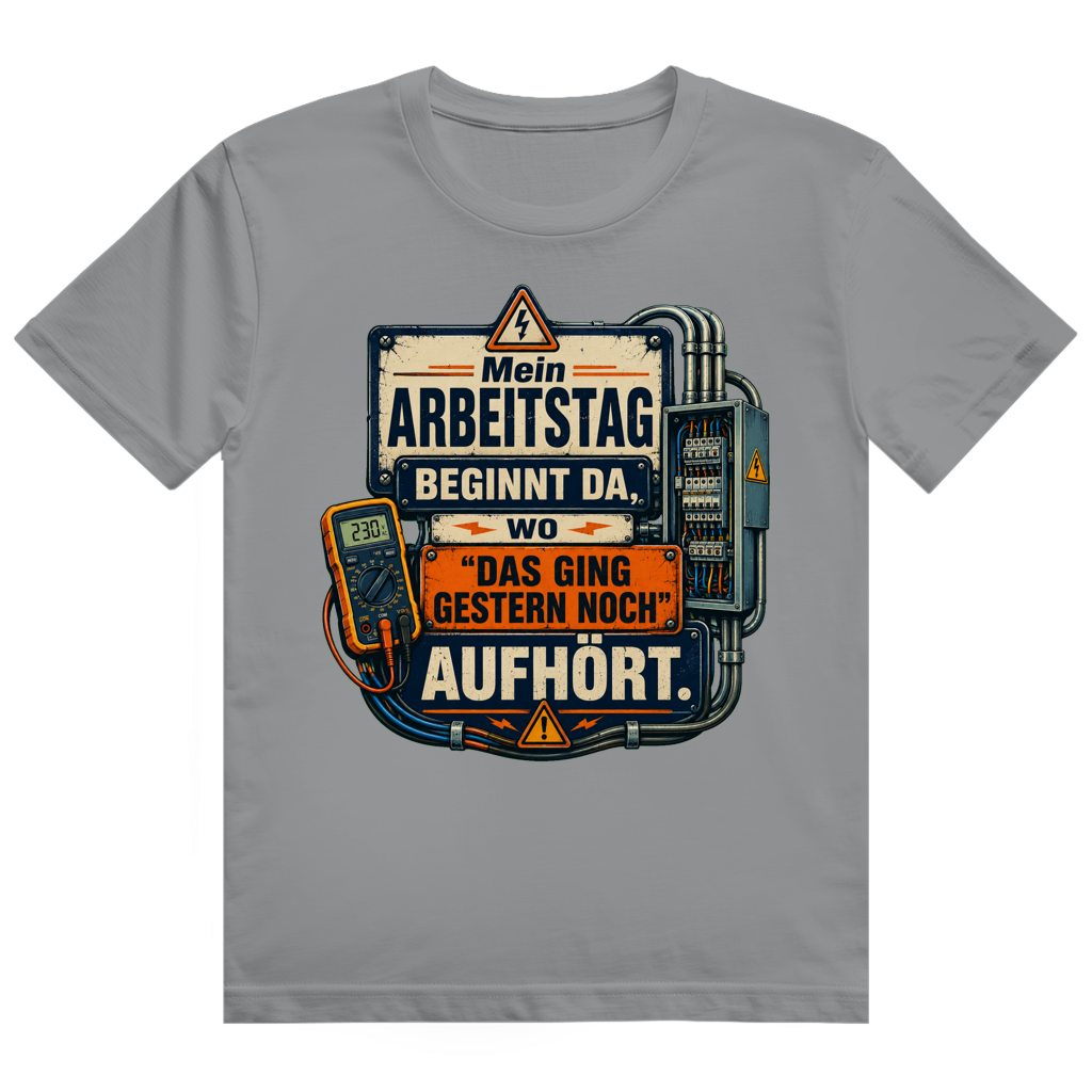 Das Ging Gestern Noch – Elektriker-Shirt von GutGetroffen
