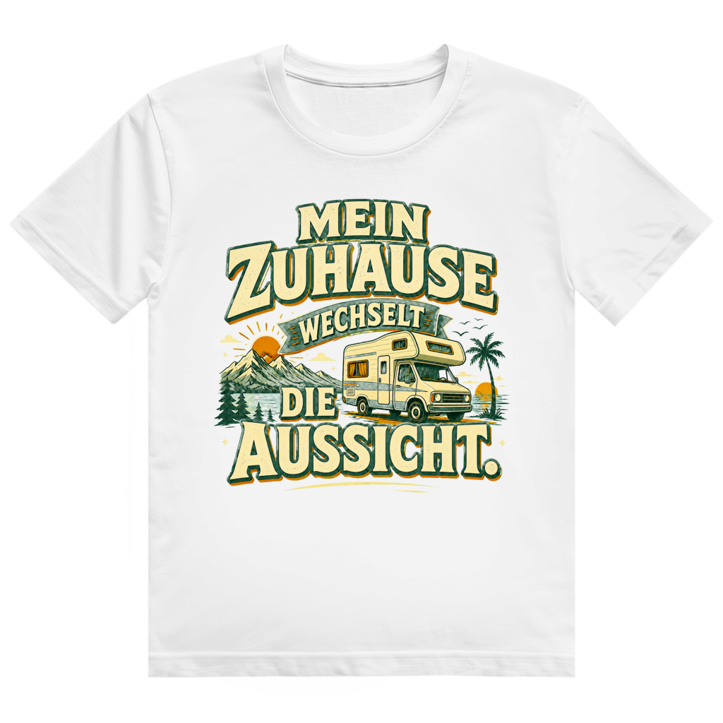 Mein Zuhause Wechselt Die Aussicht – Camper-Shirt von GutGetroffen