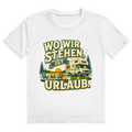 Wo Wir Stehen, Ist Urlaub – Camper-Shirt von GutGetroffen