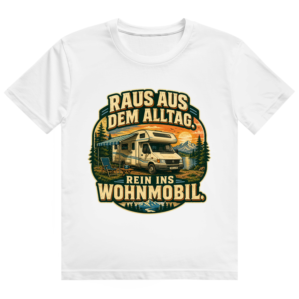 Raus Aus Dem Alltag – Camper-Shirt von GutGetroffen