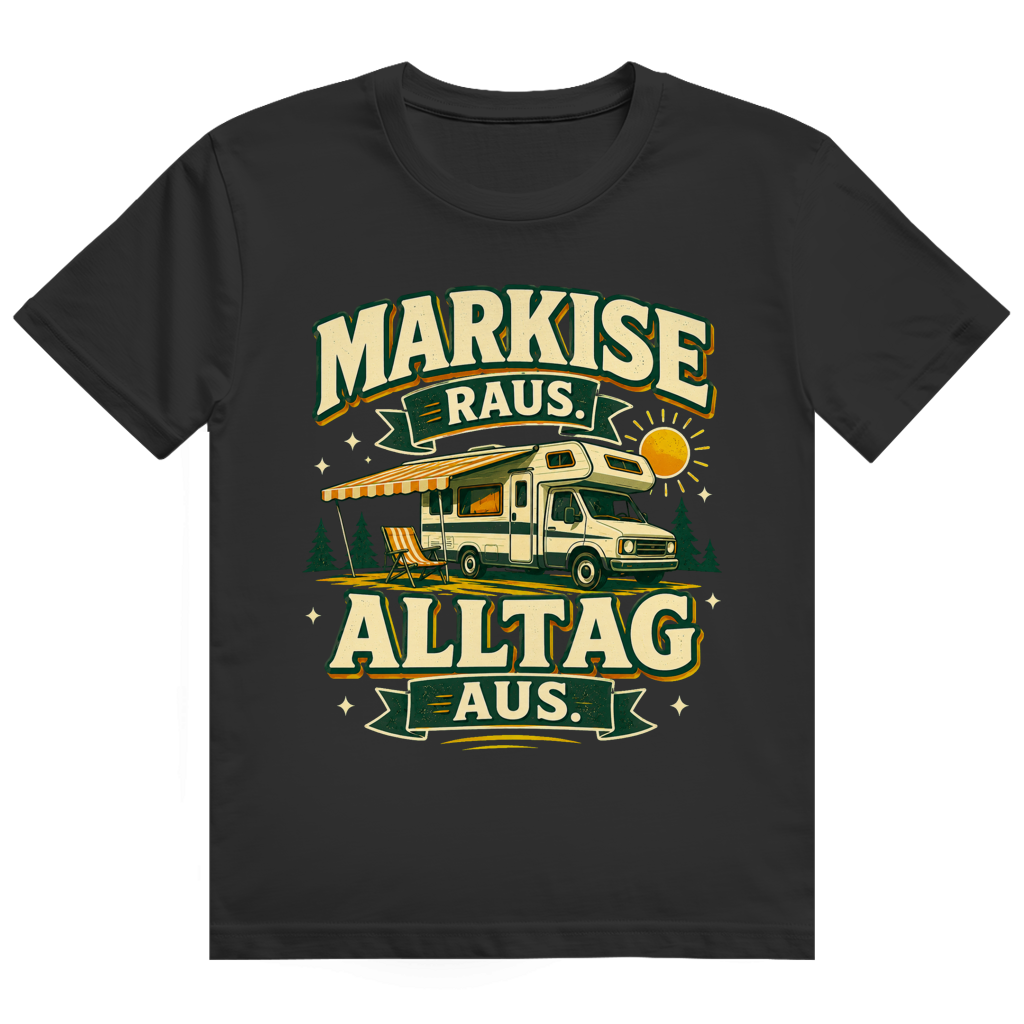 Markise Raus. Alltag Aus. – Camper-Shirt von GutGetroffen