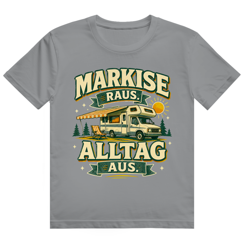 Markise Raus. Alltag Aus. – Camper-Shirt von GutGetroffen
