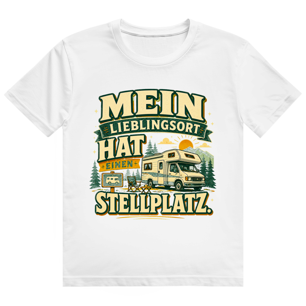 Mein Lieblingsort Hat Einen Stellplatz – Camper-Shirt von GutGetroffen