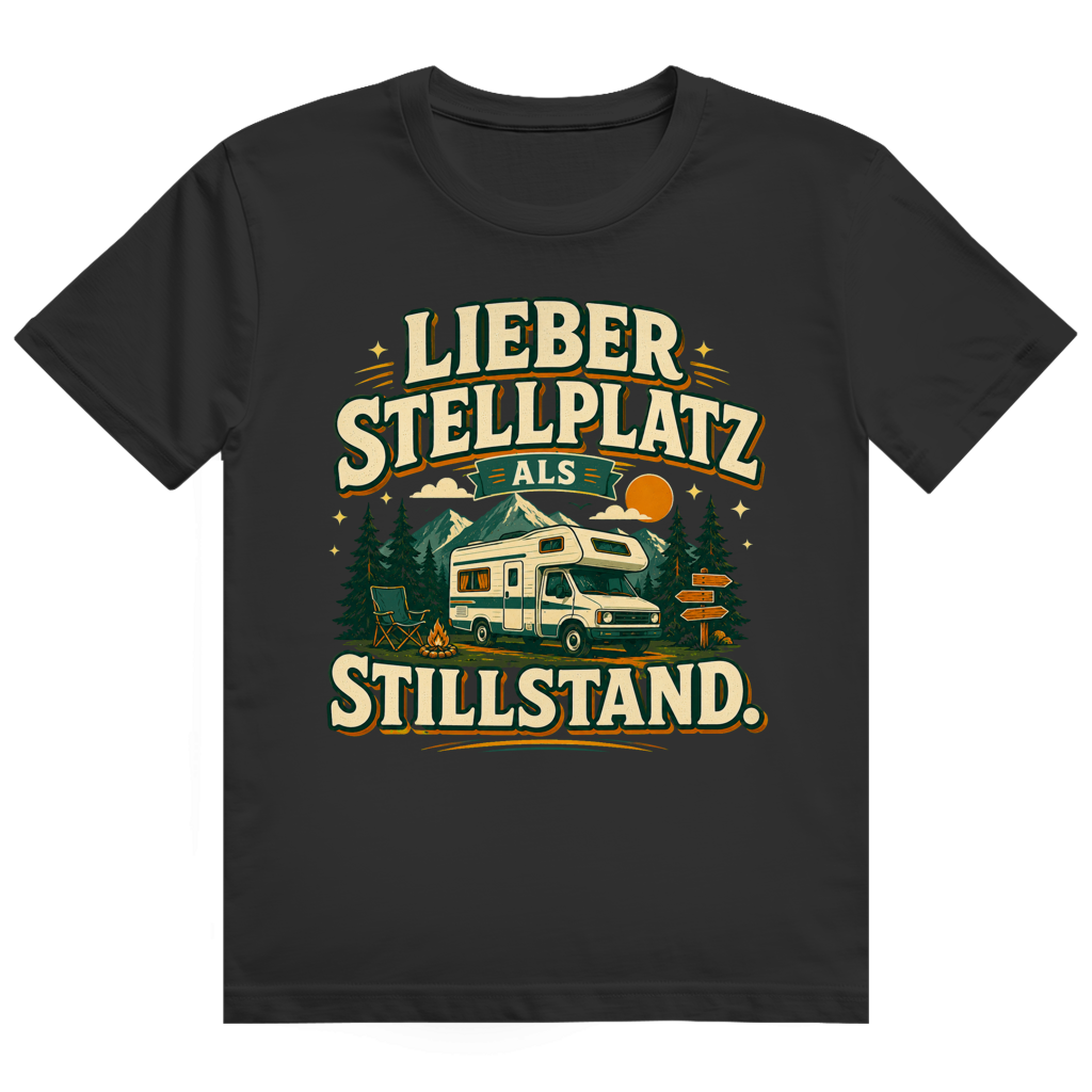 Lieber Stellplatz Als Stillstand – Camper-Shirt von GutGetroffen