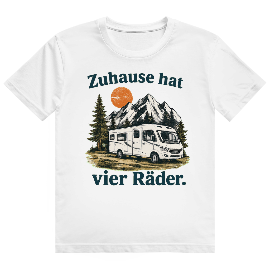 Zuhause Hat Vier Räder – Camper-Shirt von GutGetroffen