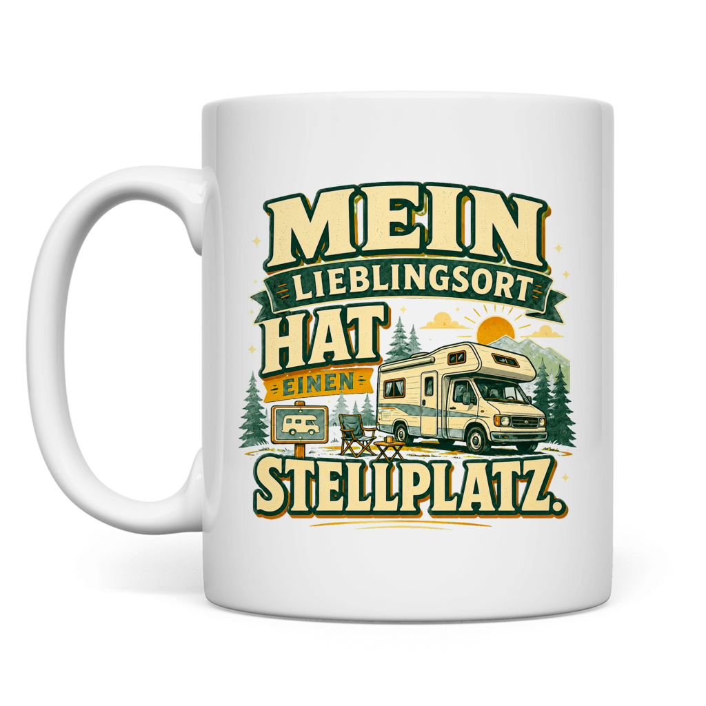 Tasse Stellplatz – Tasse von GutGetroffen