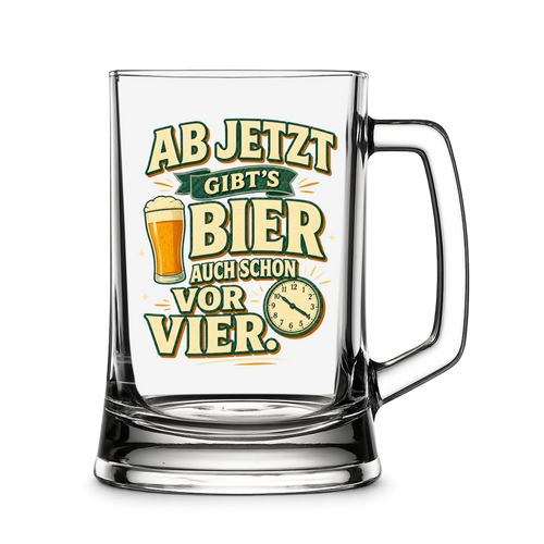 Bierkrug Bier vor Vier – Bierkrug von GutGetroffen