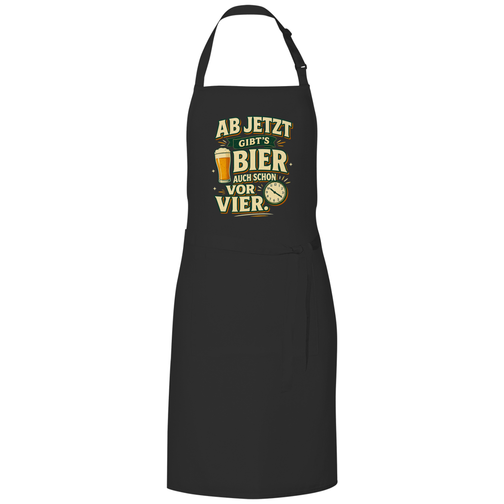 Grillschürze Bier vor Vier – Grillschürze von GutGetroffen