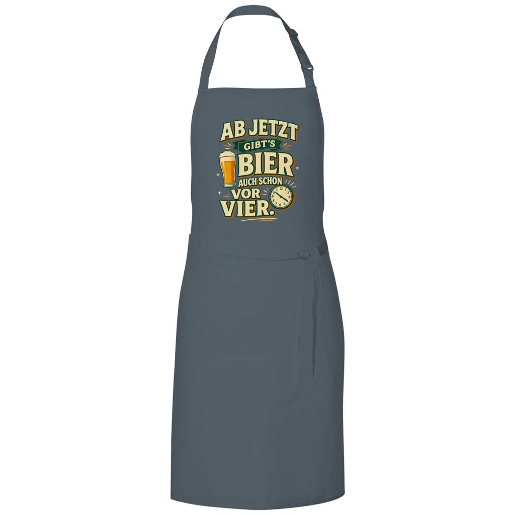 Grillschürze Bier vor Vier – Grillschürze von GutGetroffen