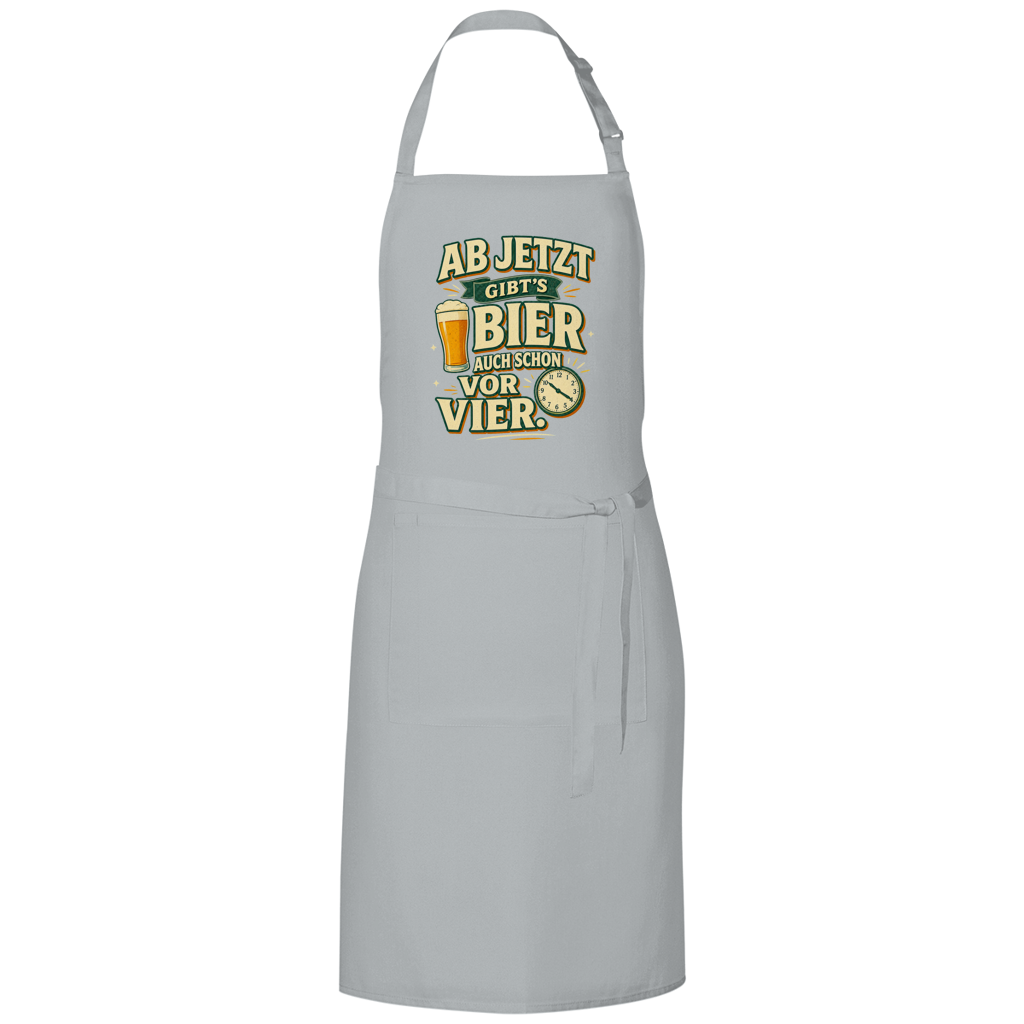 Grillschürze Bier vor Vier – Grillschürze von GutGetroffen