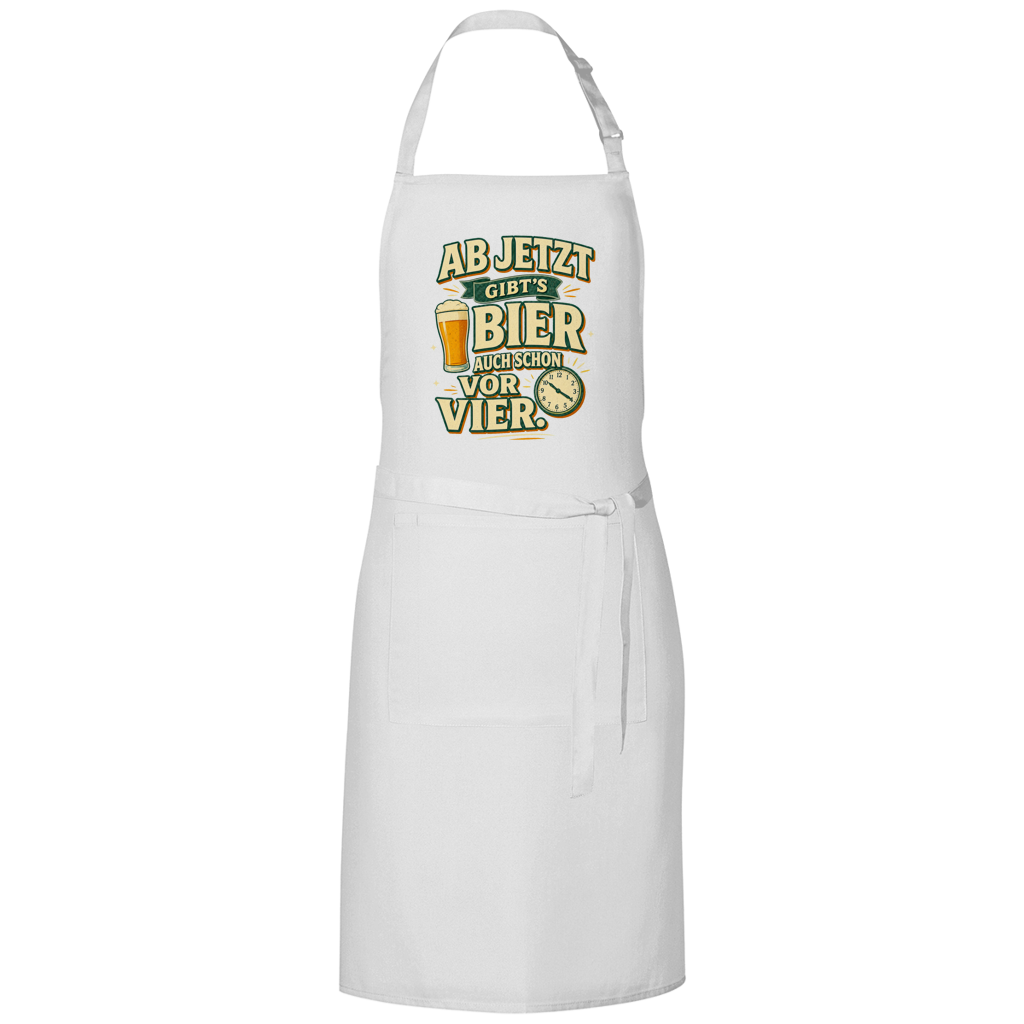 Grillschürze Bier vor Vier – Grillschürze von GutGetroffen